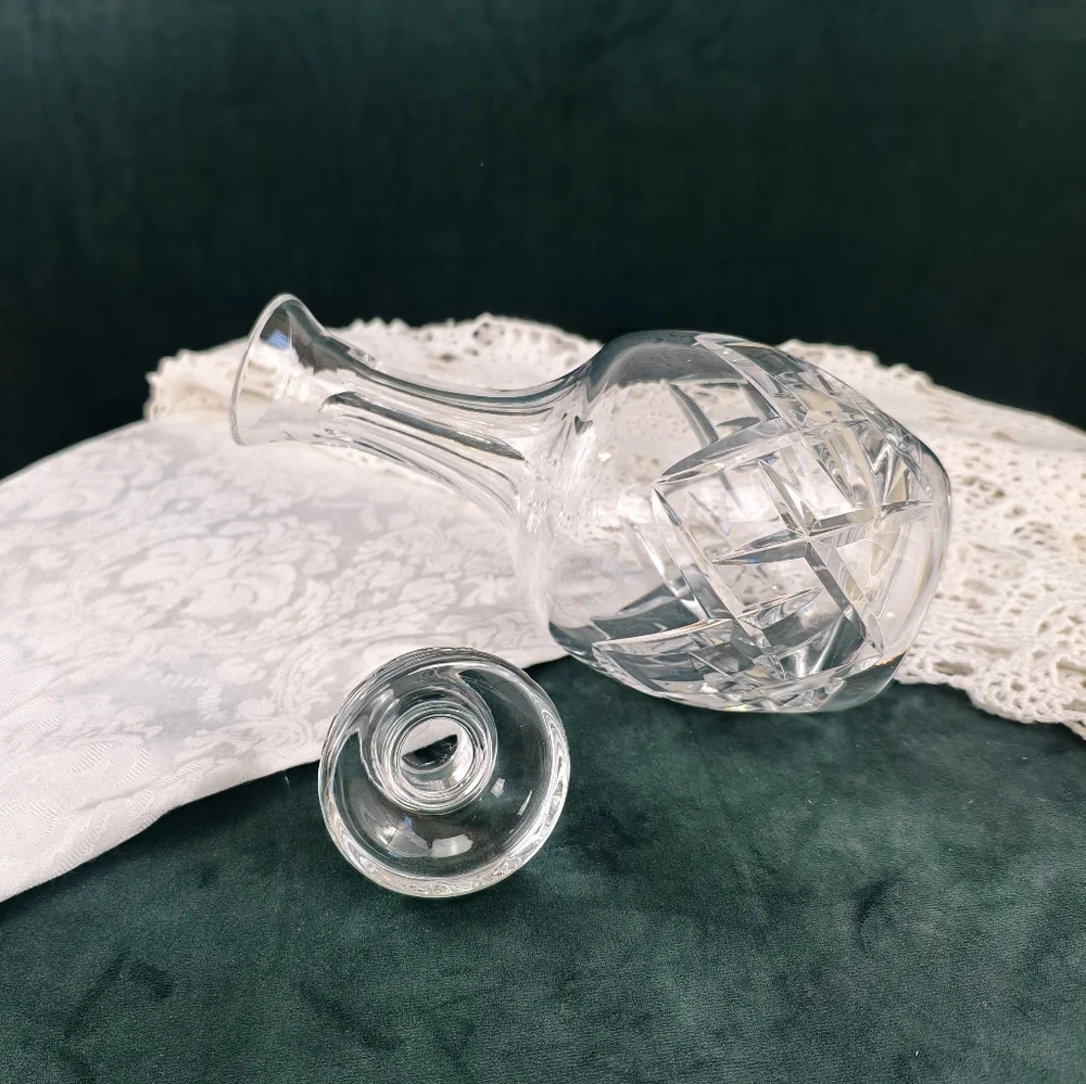 Vintage Cut Glass Crystal Decanter